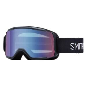 NWT SMITH Uni Daredevil Performance Snowsports Kids Goggles,Black/Blue Lens-OS
